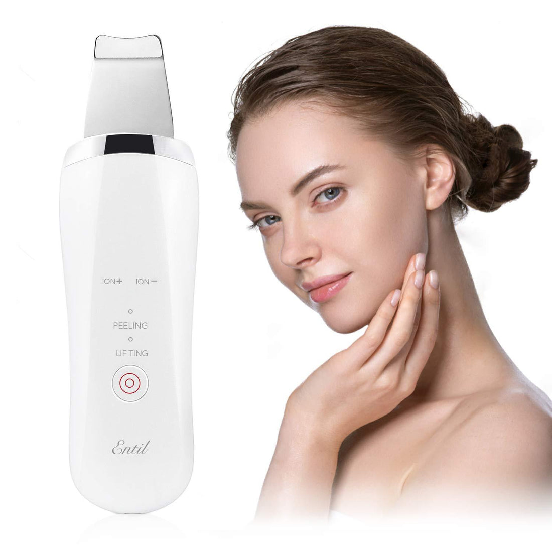 Ultrasonic Heating Skin Scrubber